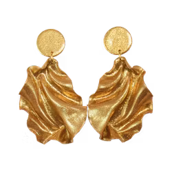 Satin Round top MINI guldglitter