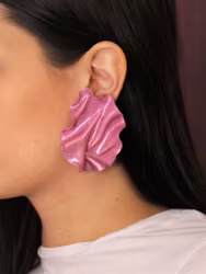 Satin rosa holografiskt glitter