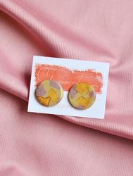 Stud rosa & guld
