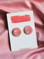 Stud stor rosa