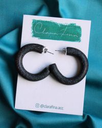 Hoops svart multiglitter