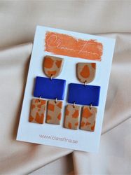 Multi shape blå & orange