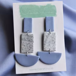 Multi shape lila & vit