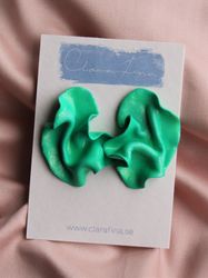 Satin grönt glitter
