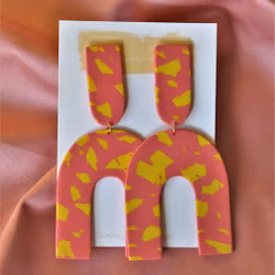 Arch gul & rosa terrazzo