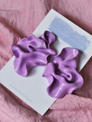 Satin ljuslila marmorering