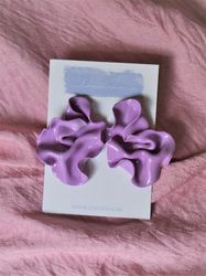 Satin ljuslila marmorering