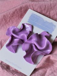 Satin ljuslila marmorering
