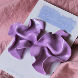 Satin ljuslila marmorering