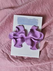 Satin ljuslila marmorering