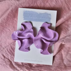 Satin ljuslila marmorering