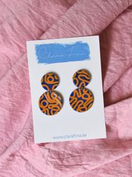 Dubbelprick mini orange och blå