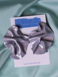Satin holografiskt silverglitter