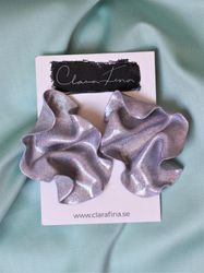 Satin holografiskt silverglitter