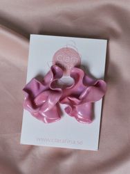 Satin M rosa marmorering