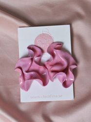 Satin rosa marmorering
