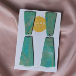 Tina grön marmorering