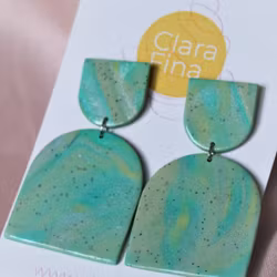 Hedvig grön marmorering