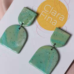 Hedvig S grön marmorering