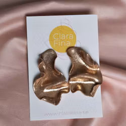 Satin S guldglitter