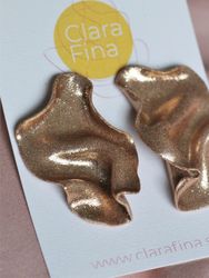 Satin S guldglitter