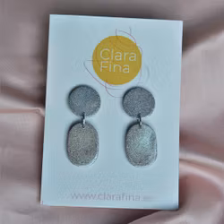 Lotta holografiskt silverglitter