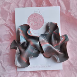 Satin dusty sunset (blågrå och rosa)