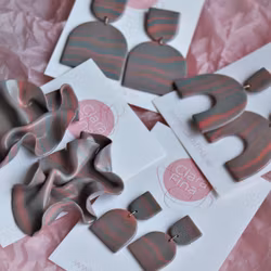 Satin dusty sunset (blågrå och rosa)