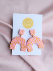 Short arch rosa och gul