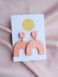 Short arch rosa och gul