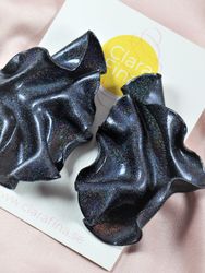Satin svart multiglitter