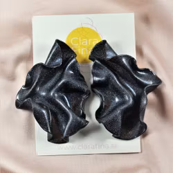 Satin svart multiglitter