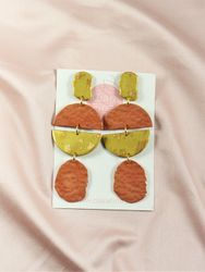 Multi shape hamrad koppar- och mässingslook