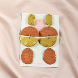 Multi shape hamrad koppar- och mässingslook