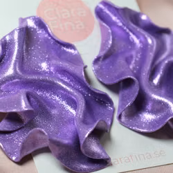 Satin lila glitter