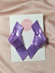 Knut lila glitter