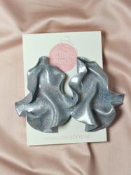 Satin silverglitter