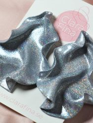 Satin silverglitter