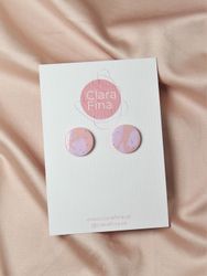 Stud rosa och lila terrazzo