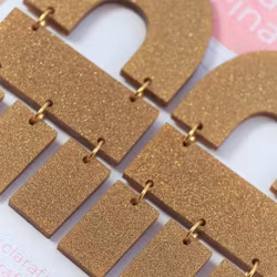 Multi Shape guldglitter