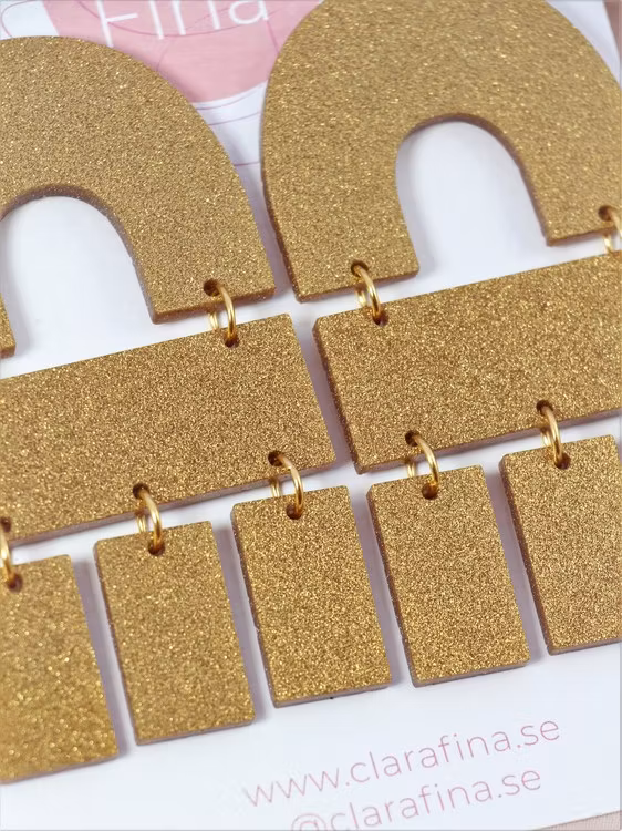 Multi Shape guldglitter