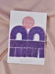 Multi Shape lila glitter