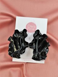 Satin svart