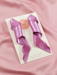 Virvel rosa glitter