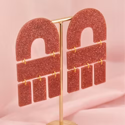 Multi Shape rosé glitter