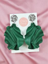 Satin Silver top Grön (matt)