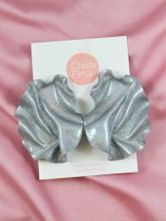 Satin silverglitter