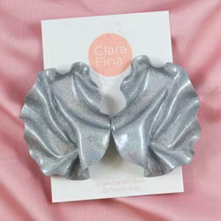 Satin silverglitter