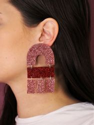 Multi Shape rosa och rött glitter