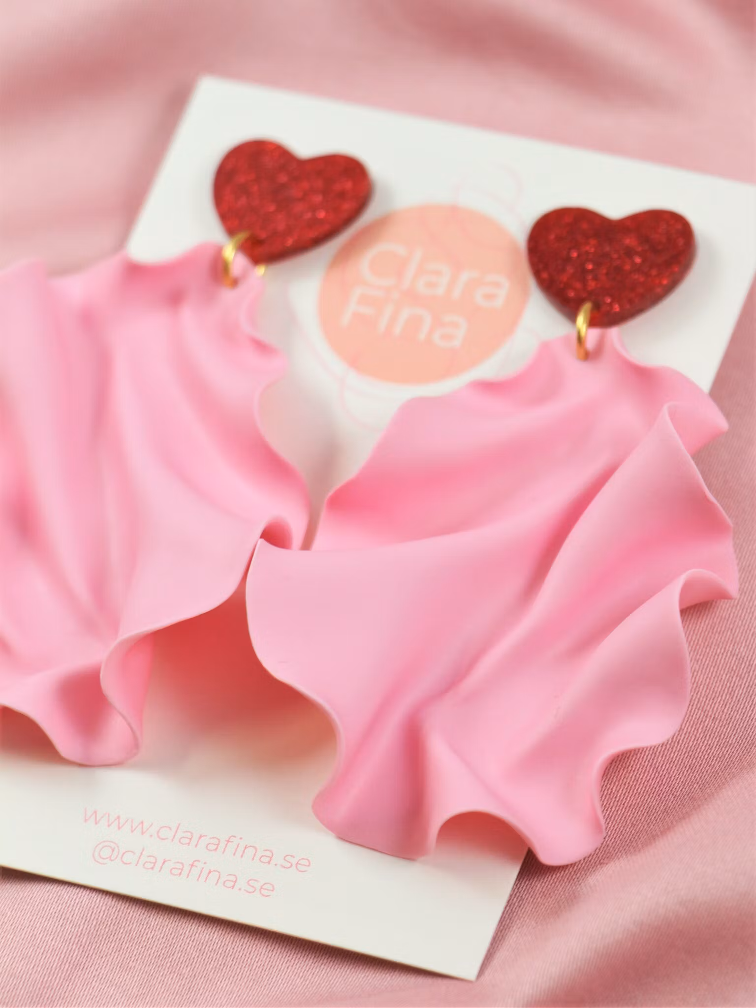 Satin Heart Top rosa (matt)